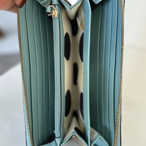 Two Kate Spade  New York Light Blue Wallets - Picture 4 of 4